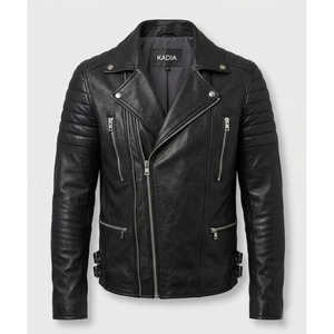 Men's Plus Size Leather <b>Jacket</b> Casual Zipper Closure Autumn Wholesale <b>Biker</b> <b>Jackets</b> - Product Image 2
