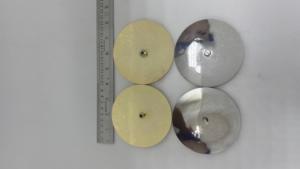 Conchos en laiton de 4 pouces, traditionnels, plaqués argent et or, gravés et sculptés, OEM, vente en gros, marque privée, qualité export pour ceintures - Product Image 3