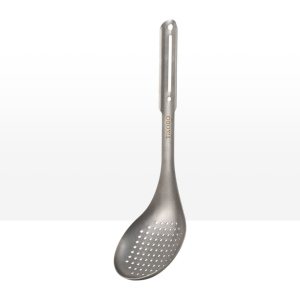 Cuillère à dents en titane pur non toxique TiKOBO – 9,8 cm : naturellement antibactérienne et antirouille - Product Image 1
