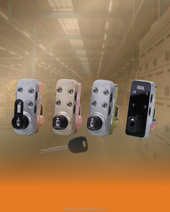 REAL RL9046B Mechanical Number Cabinet <b>Lock</b> with Emergency Override <b>Key</b> for Public Locker Systems - Product Image 1