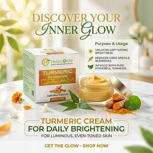 Crema Facial Iluminadora de Cúrcuma que Ayuda a Lograr Manos Saludables y Radiantes con Uso Regular, Cuidado en el Hogar para Adultos - Product Image 3