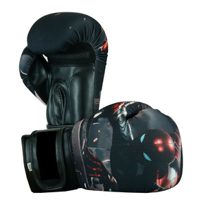 Guantes de Boxeo de Diseño Personalizado RC Fitness Wear, Cuero PU Antideslizante, Agarre Ergonómico, Cierre Seguro con Gancho y Bucle para Atletas - Product Image 5