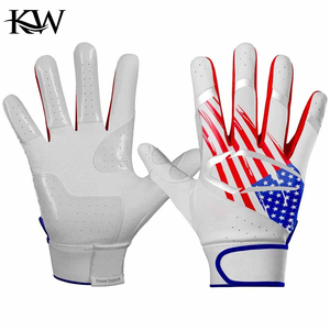 ถุงมือตีเบสบอลคุณภาพสูงสำหรับมืออาชีพ ขายดี ราคาส่ง สำหรับใช้ในกีฬา MOQ ต่ำ รับผลิตแบบ OEM&ODM ผลิตในปากีสถาน - Product Image 3