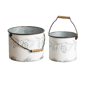 Ensemble de 3 jardinières en métal faites à la main avec finition personnalisée, design écologique et durable pour la décoration de la maison et du jardin - Product Image 5