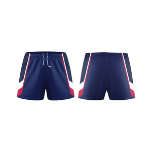 Shorts de rugby unisexes personnalisés, impression par sublimation bicolore, shorts de football respirants pour adultes - Product Image 1