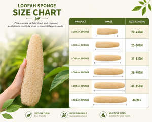Esponja de Luffa Natural Ecológica, Esponja de Baño Exfoliante Suave, Sin Desperdicio, Sin Plástico, Venta al Por Mayor - Product Image 5