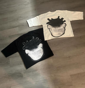 Vêtements de marque de luxe pour hommes, fabricant, t-shirt personnalisé 320g 100% coton, t-shirt imprimé sur mesure - Product Image 3