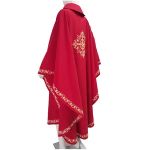 Robes de Chorale Unisexe Personnalisées en Gros, Vêtements de Chant Sans Manches en Polyester Imprimé, Service OEM - Product Image 5