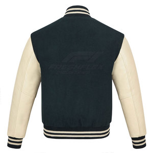 High Quality <b>Men's</b> Stylish Lettermen <b>Jacket</b> Stand Collar Customizable Winter <b>Jacket</b> Durable Breathable Lightweight Comfortable - Product Image 2