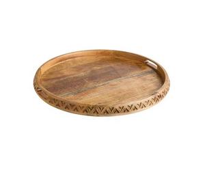 Plateau de service en bois de manguier, écologique, durable, qualité commerciale, finition polie, compatible lave-vaisselle, sans danger pour les aliments, parmi les plus vendus - Product Image 5