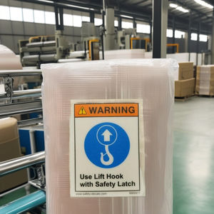 Etiqueta Adhesiva de Seguridad para Grúa Industrial, Adhesivo de Advertencia M45 Personalizado, Resistente al Calor, a los Arañazos y al Agua, para Elevación de Maquinaria - Product Image 3