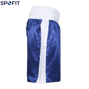 กางเกงขาสั้นผู้ชายรุ่นใหม่ล่าสุด ระบายอากาศได้ดี ดีไซน์ทันสมัย รับสกรีนโลโก้ กางเกงมวยไทย MMA ยิม บ็อกซิ่ง สำหรับเด็กผู้ชาย - Product Image 3