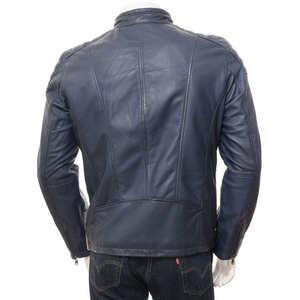 Blousons en cuir épais pour hommes 2026 – Style urbain, durables et très respirants pour l'hiver – Vente en ligne - Product Image 2