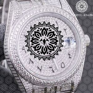 Reloj de Cuarzo Analógico Charm Jewells para Mujer, con Bisel de Diamantes, Acero Inoxidable, Caja Redonda de 38 mm, Estilo de Lujo, Cierre Plegable - Product Image 2