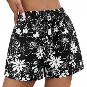 Shorts de Playa para Mujer Oem/odm, Material de Poliéster, Cintura Elástica de Larga Duración, Secado Rápido, Ajuste Cómodo - Product Image 4