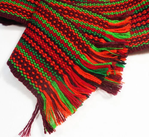 Cinturón de Lana Tejido a Mano Multicolor Personalizado, Estilo Cosaco, Étnico, Arcoíris, Unisex - Product Image 6