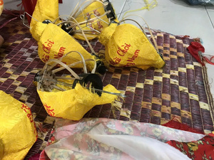 Silk Lanterns Painted Bamboo Silk Lanterns Decorative Lights For Wedding Garden Patio Vietnam Silk Lanterns - Product Image 6