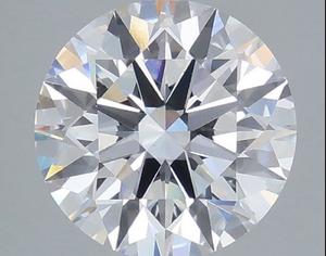 Diamant rond brillant de 1,02 carat, couleur D, clarté VS1, avec une excellente finition et une symétrie exceptionnelle, certifié IGI - Product Image 5