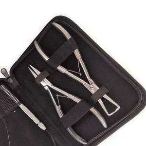 Kit de Herramientas de Acero Inoxidable para Extensiones de Cabello, Alicates para Micro Anillos, Aguja de Gancho, Juego de Instalación y Extracción - Product Image 2