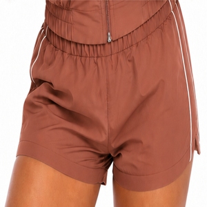 Women’s <b>Zip</b> Up windbreaker Jacket And <b>Shorts</b> Set Full Sleeve <b>Zip</b> Up Jacket And <b>Shorts</b> Sporty Style For Women Long Sleeves - Product Image 5