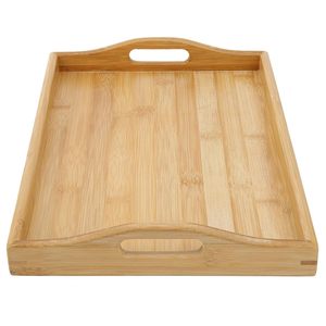 Premium Bamboo Food Tray Durable Serving for Home Office Restaurant Hotel Use - Product Image 5