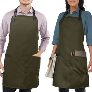 Delantales Multifuncionales para Peluquería, Delantales de Color Sólido Resistentes al Agua para Uso en la Cocina, Delantales Ligeros para Cocineros y Barberos - Product Image 1