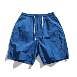 Shorts de course pour hommes en nylon uni, respirants, sportifs, faible MOQ, vente en gros - Product Image 6