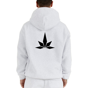 Sweat-shirt à capuche unisexe personnalisé avec logo imprimé et brodé, coupe classique, couleur unie, poche avant, décontracté, respirant, pour l'automne - Product Image 3