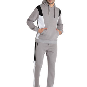 Conjunto Deportivo Personalizado de Invierno para Hombre y Unisex, Sudadera con Capucha y Pantalones de Chándal de Algodón Orgánico Transpirable, Estilo Casual - Product Image 3