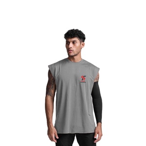 Débardeur d'été pour homme Solid International Hip Hop, respirant, séchage rapide, écologique, double couture - Product Image 6