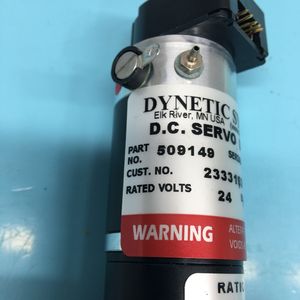 DYNETIC SYSTEMS 509149 D.C. SERVO MOTOR 24 VOLTS - Equipo y Piezas de Semiconductores de Confianza de Marca Global - Product Image 3