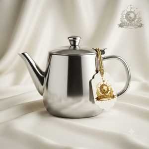 Stainless Steel Coffee Pot Cylindrical <b>Teapot</b> Metal Water Kettle Restaurant Hotel Serveware - Product Image 2