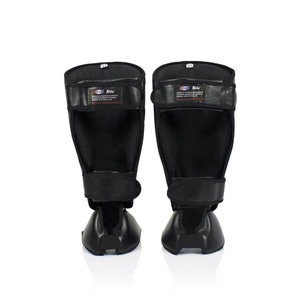 สนับแข้งหนัง PU Fairtex แบบติดตีนตุ๊กแก น้ำหนักเบา สำหรับผู้ใหญ่ ป้องกันขาสำหรับเล่นกีฬา ป้องกันขั้นพื้นฐาน ใช้ได้ทุกฤดู - Product Image 3