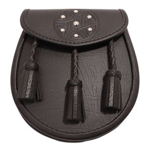 Scottish Celtic Leather Kilt Sporran for <b>Pipe</b> Band Elegant Design Durable Lightweight Customizable Scottish Sami Kilt Sporran - Product Image 1
