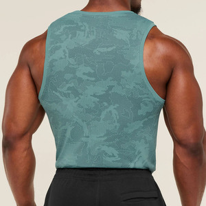 Camiseta sin mangas con capucha para hombre, de malla transpirable, estilo vintage, personalizada, nueva llegada, de poliéster, color liso, para entrenamiento deportivo y baloncesto. - Product Image 3