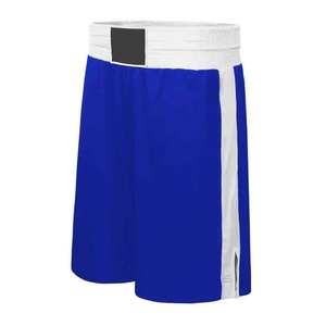 Wholesale High Quality <b>Men's</b> Boxing <b>Trunks</b> Custom OEM Service Breathable 100% Polyester & Silk All Seasons - Product Image 2