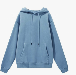 Sudaderas con capucha de gran tamaño de 100% gramos de algodón 380 para hombre con patrón sólido de hombro caído para la temporada de invierno - Product Image 6