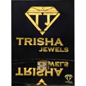 Bague de luxe en diamant de laboratoire VVS de qualité supérieure, argent sterling 925, style hip-hop, pour hommes, par Trisha Jewels - Product Image 5