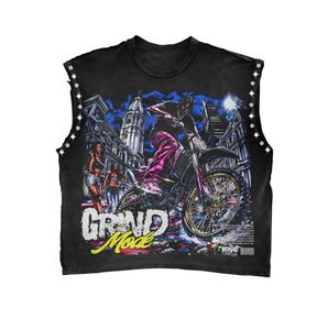 Camisetas de Hombre 2026 de Alta Calidad, Fabricación Personalizada, Corte Holgado, Bajo Desgastado, con Logotipo Personalizado Serigrafiado - Product Image 5