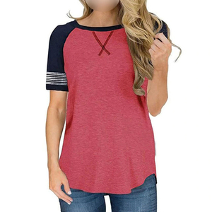 Women Printed Summer Casual Tee Shirt Breathable Cotton <b>Tops</b> Short Sleeve Lightweight Comfortable Female Wear - Product Image 3