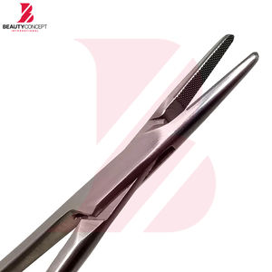 Pinzas Quirúrgicas Kelly de Acero Inoxidable con Mango Dorado, Excelente Proveedor, Servicio OEM ODM, Producto de Primera Calidad - Product Image 2