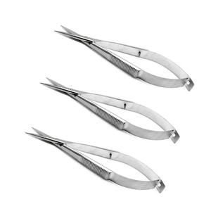 Ciseaux ophtalmiques Castroviejo Micro Eye Scissor droits, courbes, pointus, ciseaux chirurgicaux ophtalmiques manuels certifiés CE Classe I Hôpital général - Product Image 5