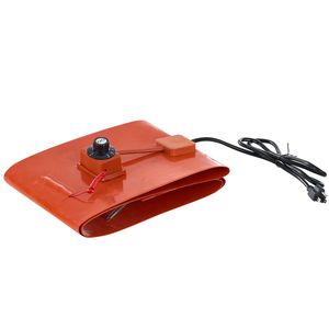 Calentador de Tambor Metálico de 1200 Vatios con Termostato Ajustable, Banda Calefactora de 10 Pulgadas de Ancho para Barriles de 55 Galones, 86-302 Fahrenheit, Voltaje 380V - Product Image 1