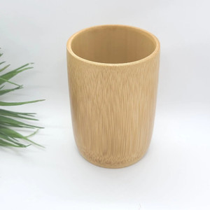 แก้วไม้ไผ่ทำมือราคาถูก ขายส่ง คุณภาพสูง สำหรับค็อกเทลและสมูทตี้ - Product Image 1