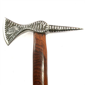 Hacha Vikinga Tradicional de Acero al Carbono, Herramienta para Camping, Distribuidor Mayorista, Suministro al por Mayor, Hacha de Caza - Product Image 5