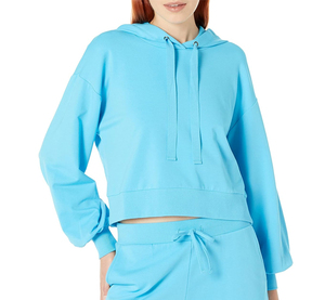 Sudadera con Capucha Desmontable para Mujer, Estilo Urbano, de Forro Polar, Lavado Ácido, Diseño Frontal, Ecológica e Impermeable - Product Image 1