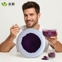 Bleu Acide 9, Colorant Acide Soluble dans l'Eau, Teinte Vive pour Teinture Textile, Encre à Papier et Colorant Cosmétique