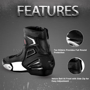 High Quality Sports Motorbike Shoes Private Label Motorbike Shoes Best Manufacture Motorbike Shoes - Product Image 3