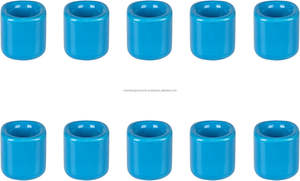 1/2 Inch Diameter Light Blue Metal Chime Ritual Spell <b>Candle</b> Holders Elegant Lanterns for Home Decoration Christmas Style - Product Image 2