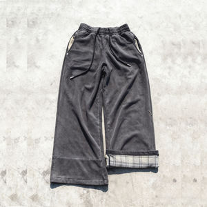Pantalons de survêtement en coton pour hommes, tissu épais, étiquette personnalisée pour les marques de vêtements de détail américaines - Product Image 2